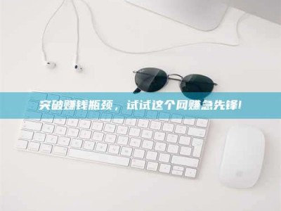 大丰突破赚钱瓶颈，试试这个网赚急先锋!