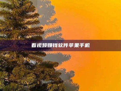 大丰看视频赚钱软件苹果手机